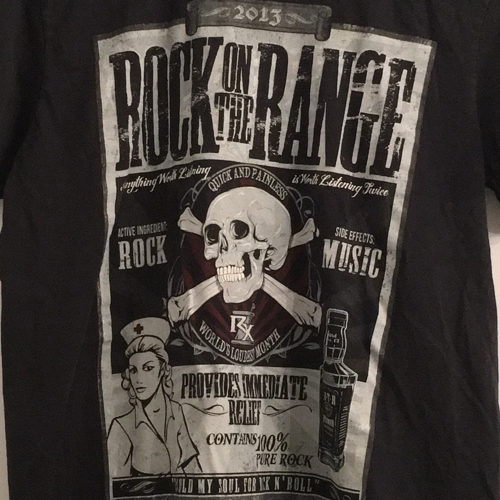 Rock On The Range Graphics Concert Event T-Shirt M - image 2